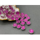 Матовые шатоны ss39 Fuchsia Matt оправа серебро