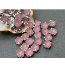 Матовые шатоны ss39 Light Amethyst Matt оправа серебро