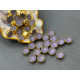 Матовые шатоны ss39 Tanzanite Matt оправа золото
