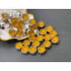 Матовые шатоны ss39 Topaz Matt оправа серебро