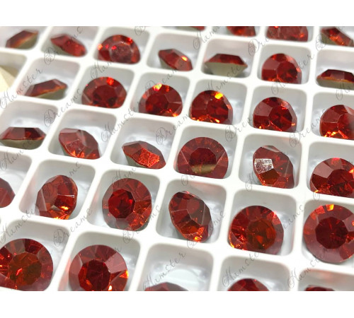 Шатоны ss39 Crystal Red Flame без оправы