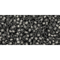 Бисер TOHO Treasure 11/0 TT-01-282FM - Frosted Gunmetal-Lined Crystal Luster 