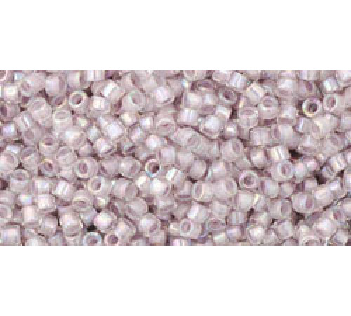 Бисер TOHO Treasure 11/0 TT-01-786 - Inside-Color Rainbow Crystal/Pale Lavender-Lined