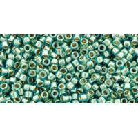 Бисер TOHO Treasure 11/0 TT-01-990 - Gold-Lined Aqua