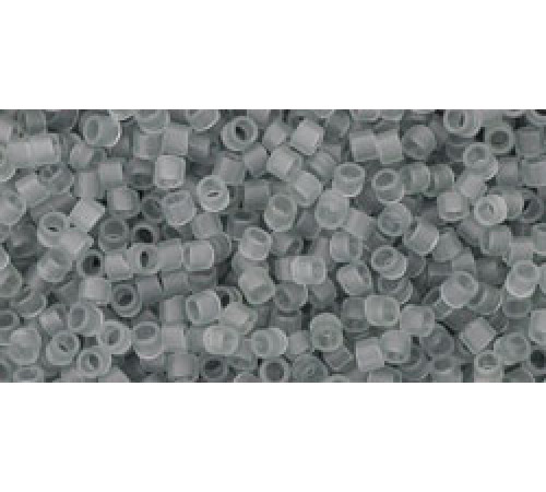 Бисер TOHO Treasure 11/0 TT-01-9F - Transparent-Frosted Lt Gray