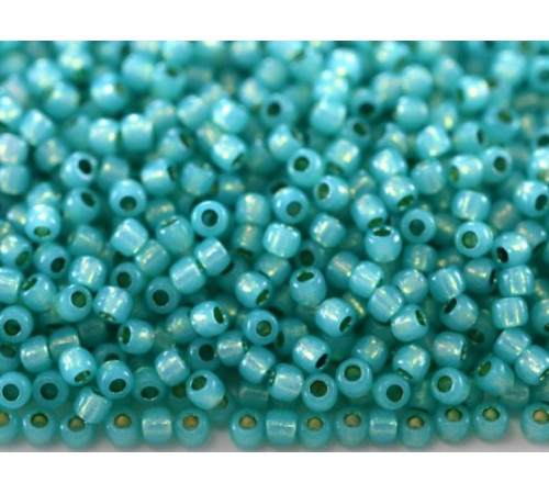 Бисер TOHO Treasure 11/0 TT-01-PF2104 - PermaFinish Translucent Silver-Lined Teal 